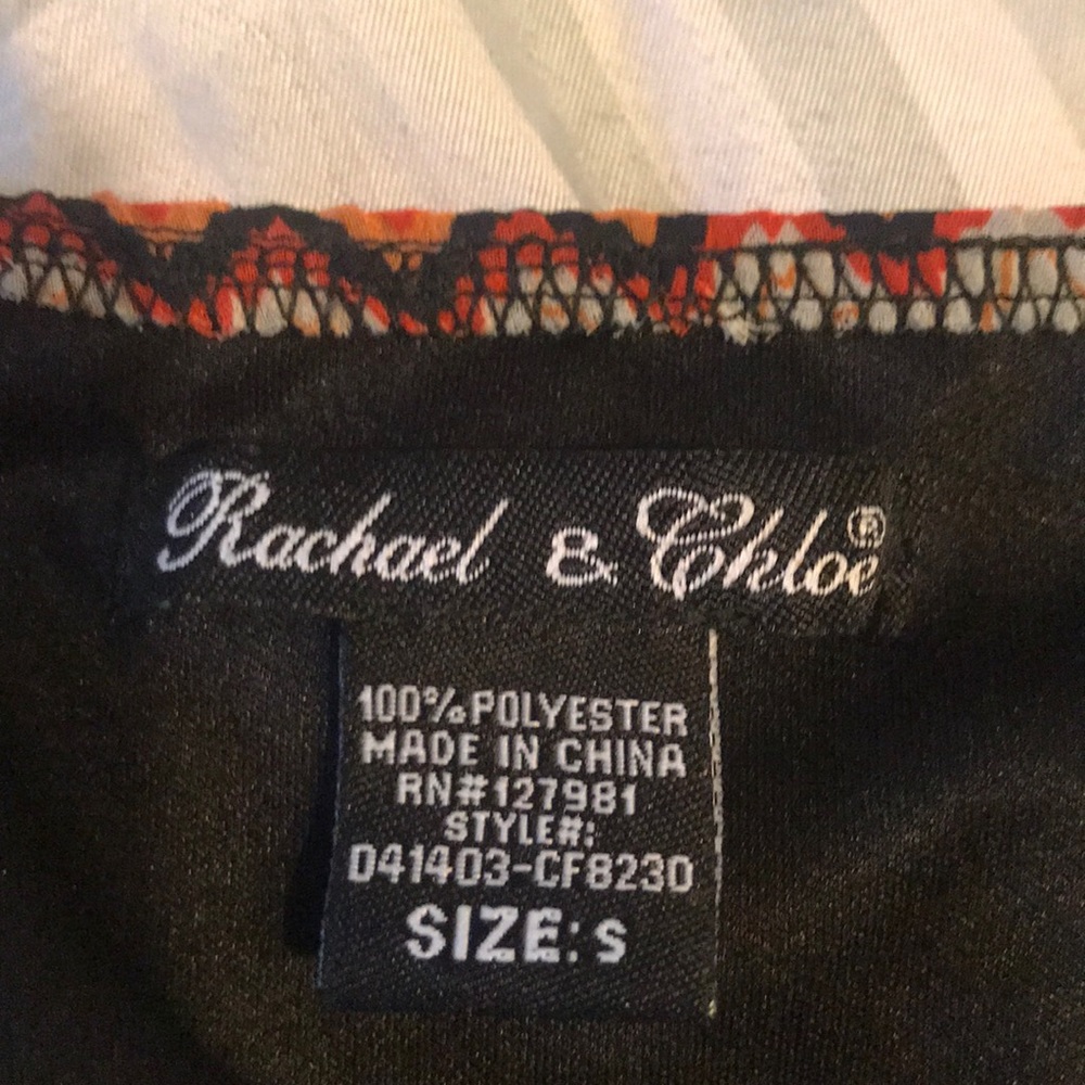 🌸4x20 🌸 Rachel & Chloe Multicolor sheer dress S - Picture 3 of 4
